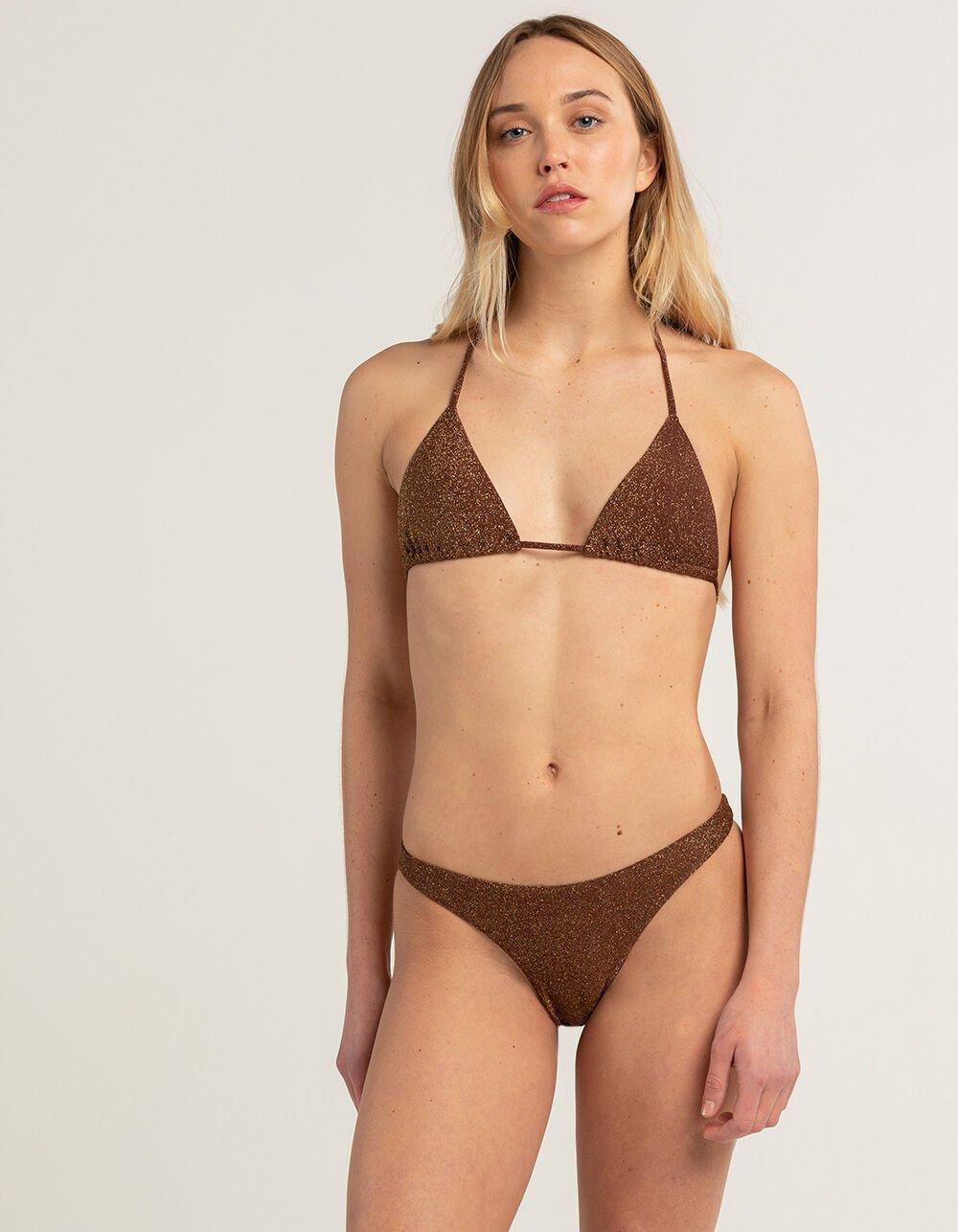 RSQ Triangle Lurex Bikini Top Product Image