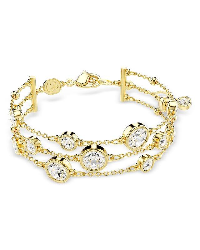 Womens Imber Goldtone & Crystal Wide Bracelet Product Image