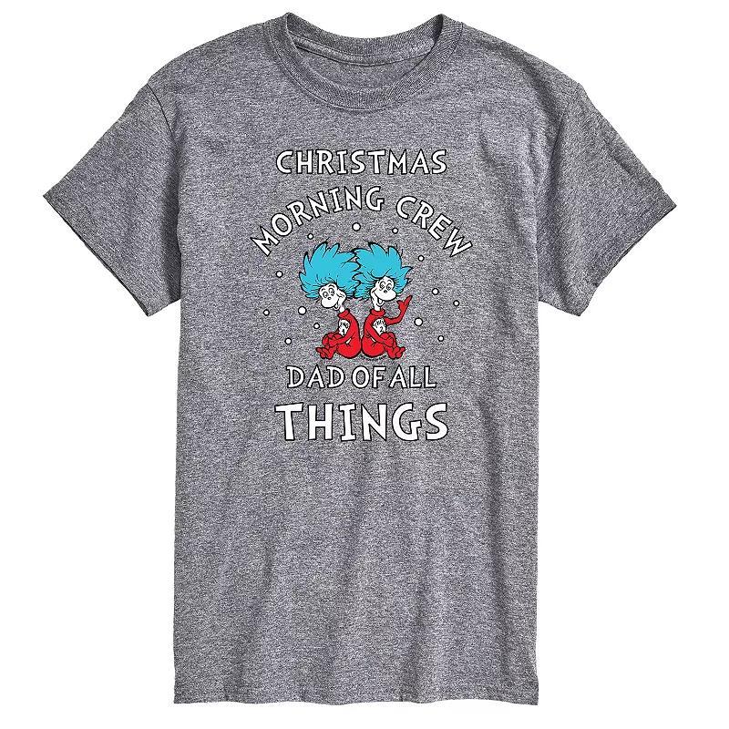 Mens Dr. Seuss Christmas Morning Tee Green Product Image