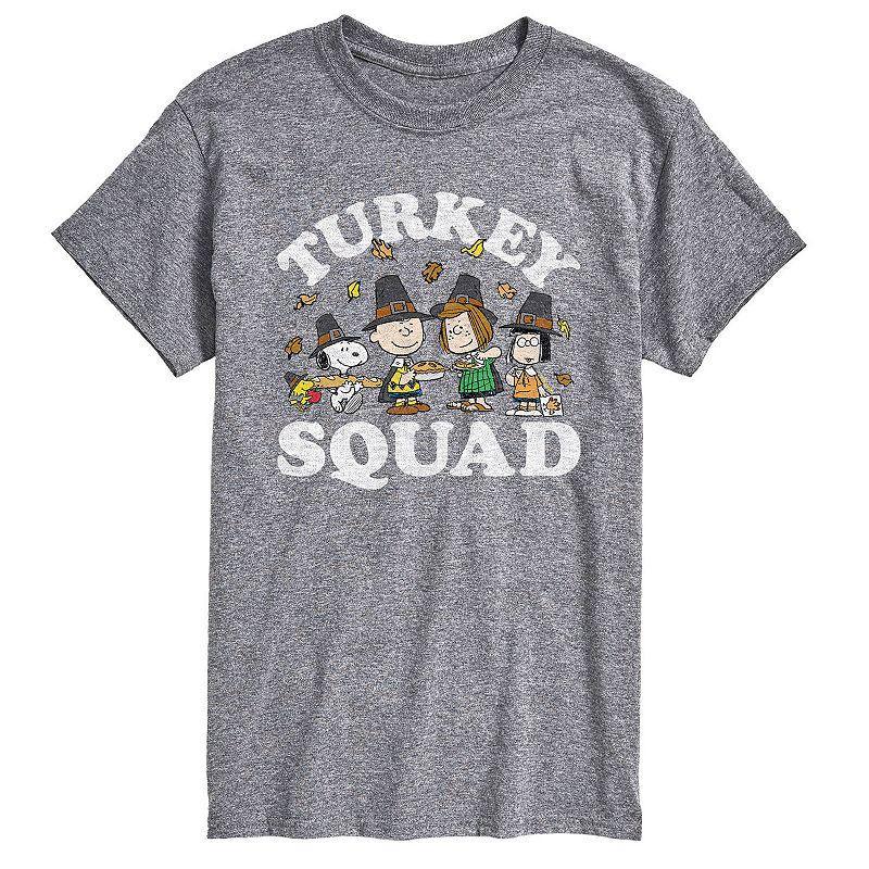 Big & Tall Peanuts Turkey Squad Tee, Mens Product Image