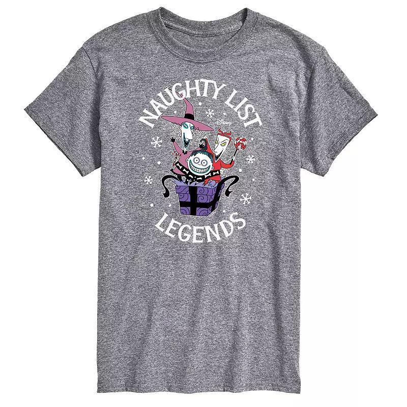 Mens Nightmare Before Christmas Naughty List Tee Product Image