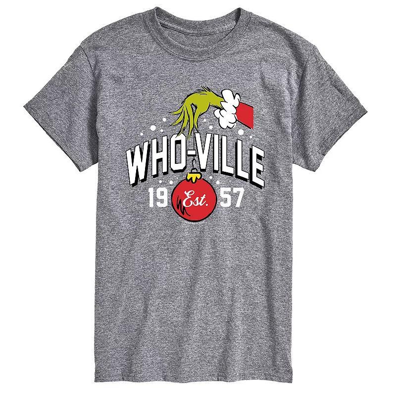 Mens Dr. Seuss Grinch Who-ville Est 1957 Tee Product Image