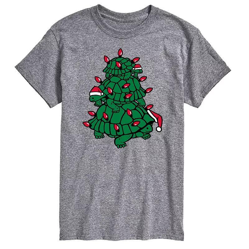 Big & Tall Turtle Tree Stack Graphic Tee, Mens Product Image