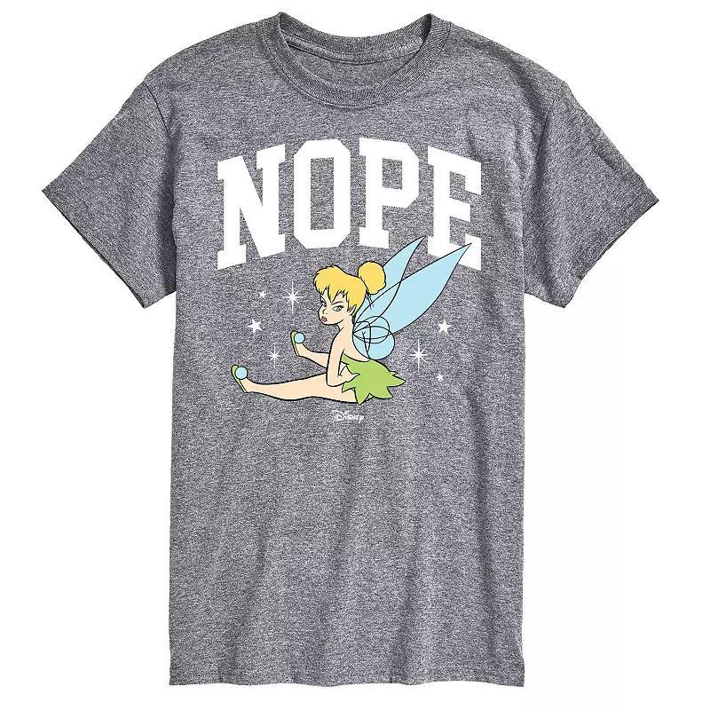 Disneys Tinker Bell Big & Tall Nope Graphic Tee, Mens Product Image