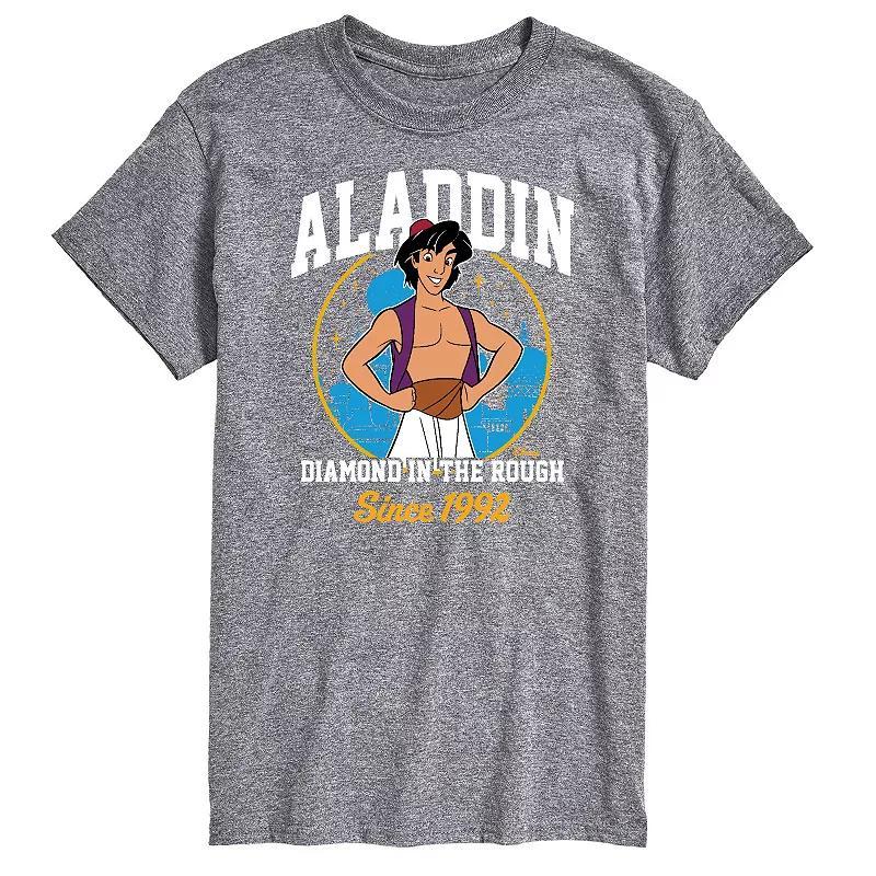 Disney Princess Big & Tall Aladdin Collegiate Graphic Tee, Mens Product Image