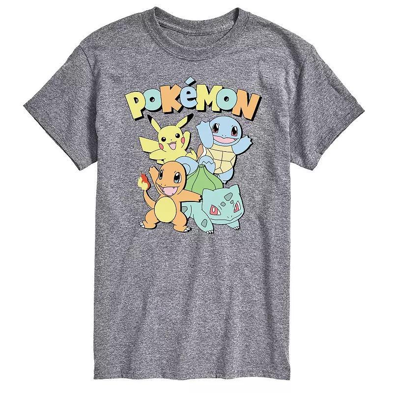 Big & Tall Pokmon Muted Graphic Tee, Mens Product Image