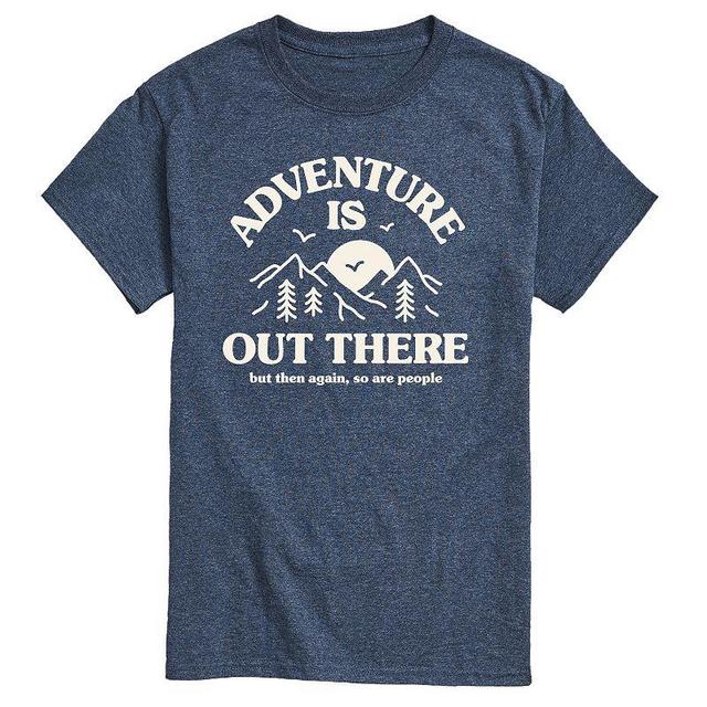 Mens Adventure Is Out There So Are People Graphic Tee Product Image