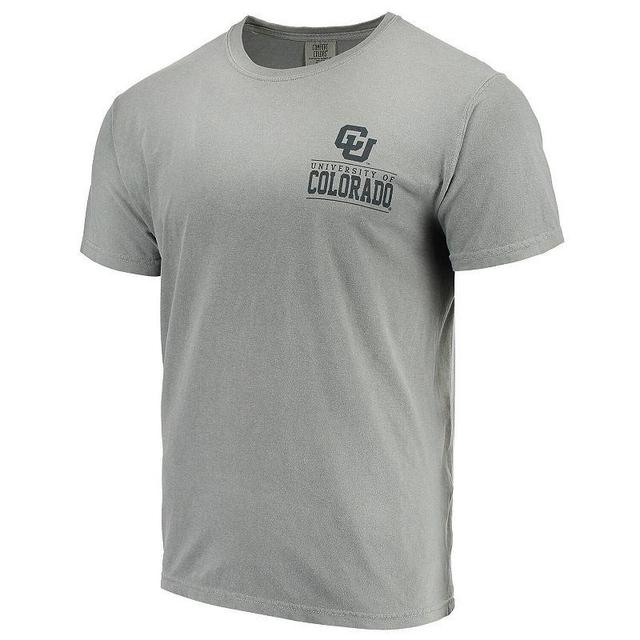 Mens Gray Colorado Buffaloes Comfort Colors Campus Icon T-Shirt Product Image