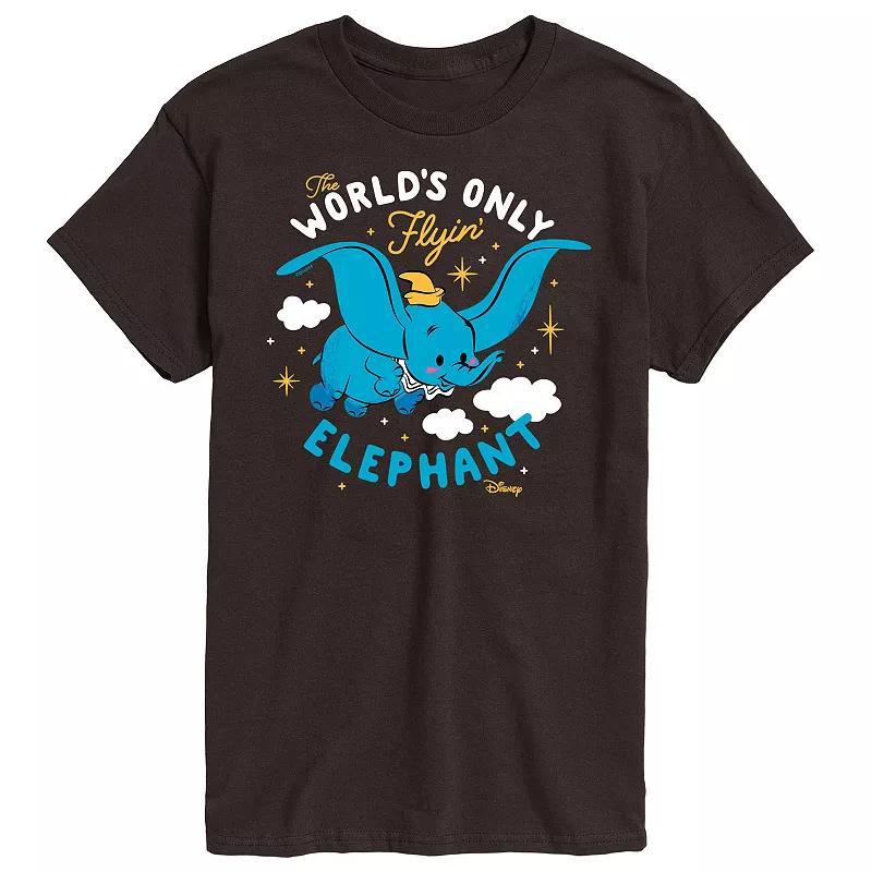 Disneys Dumbo Big & Tall Flying Elephant Graphic Tee, Mens Product Image