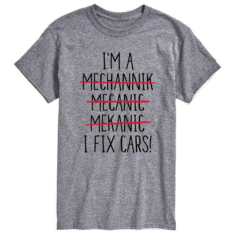 Big & Tall I Fix Cars Graphic Tee, Mens Product Image