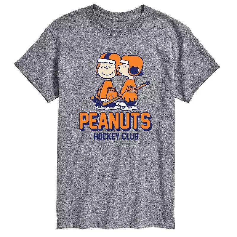 Big & Tall Peanuts Hockey Club Tee, Mens Product Image