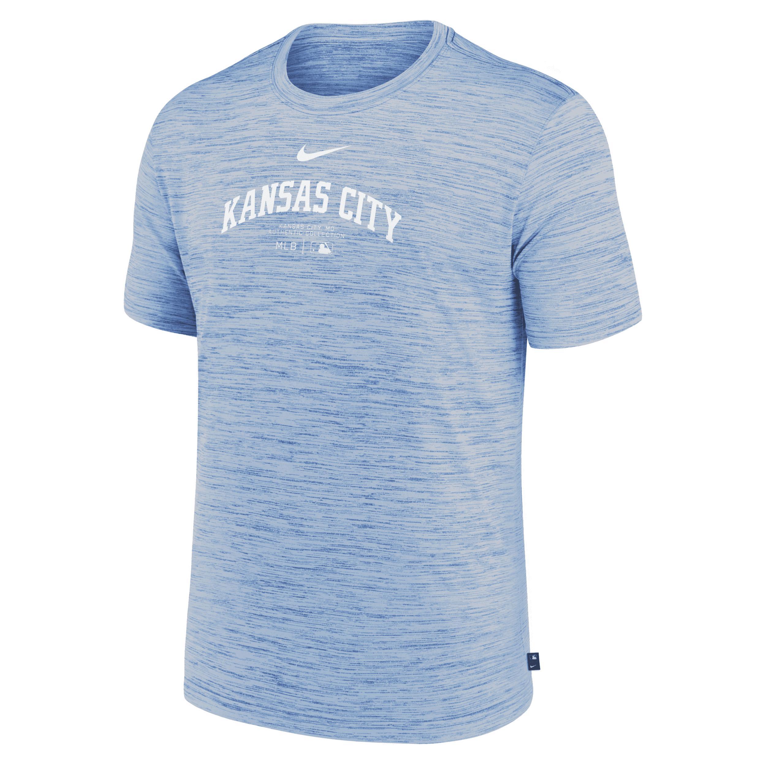 Kansas City Royals Authentic Collection Practice Velocity Nike Men's Dri-FIT MLB T-Shirt Product Image