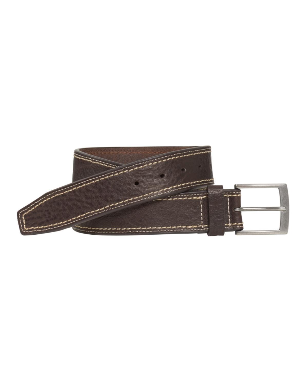 Johnston & Murphy Mens Double Contrast Stitched Belt Product Image