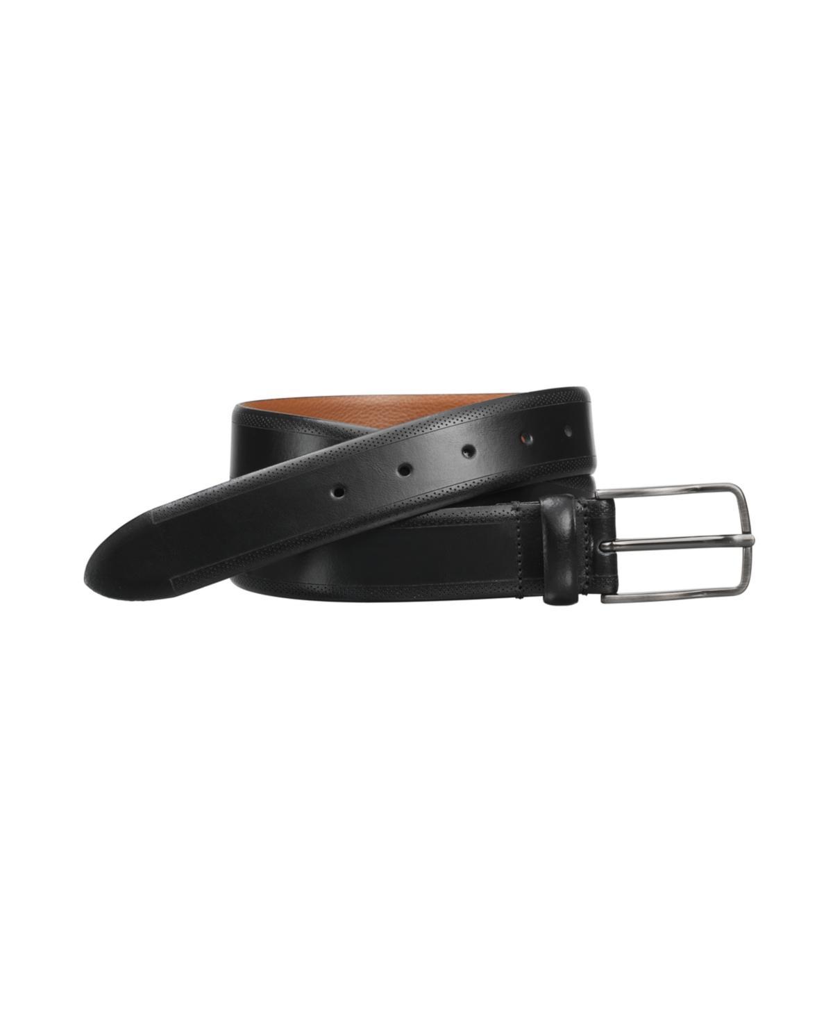 Johnston  Murphy Mens Edge Perforated Embossed Belt Product Image