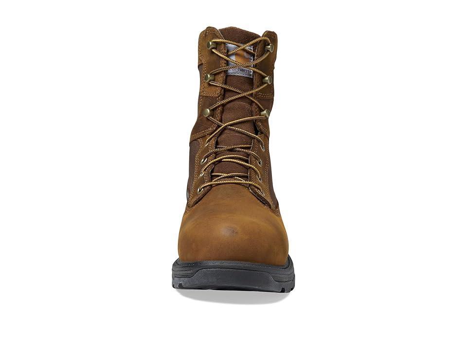 Carhartt Ironwood Waterproof 8 Alloy Toe Work Boot (Bison Oil Tan) Men's Shoes Product Image