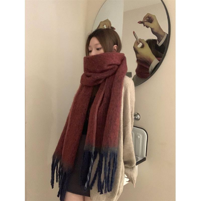 Gradient Fringe Scarf Product Image