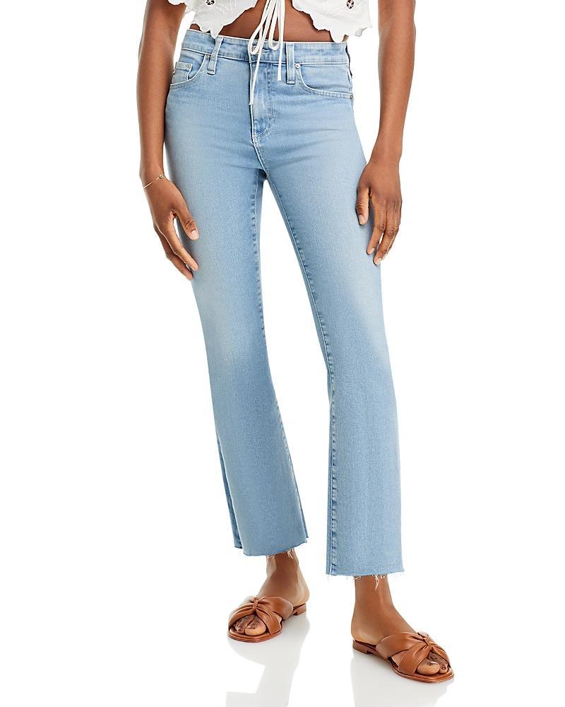 Womens Cotton-Blend Crop Jeans Product Image