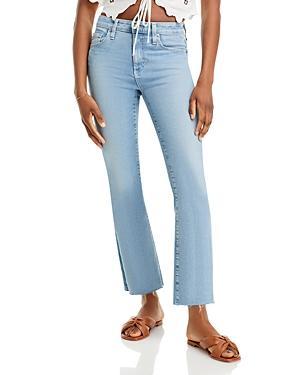 Womens Cotton-Blend Crop Jeans Product Image