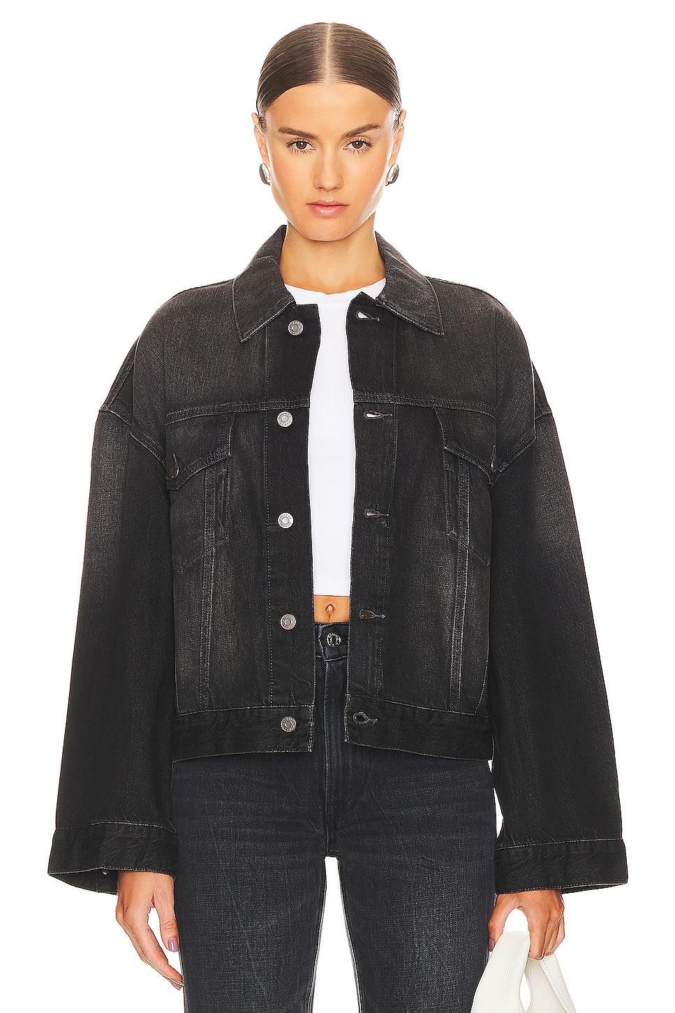 Christi Oversized Denim Jacket GRLFRND Product Image