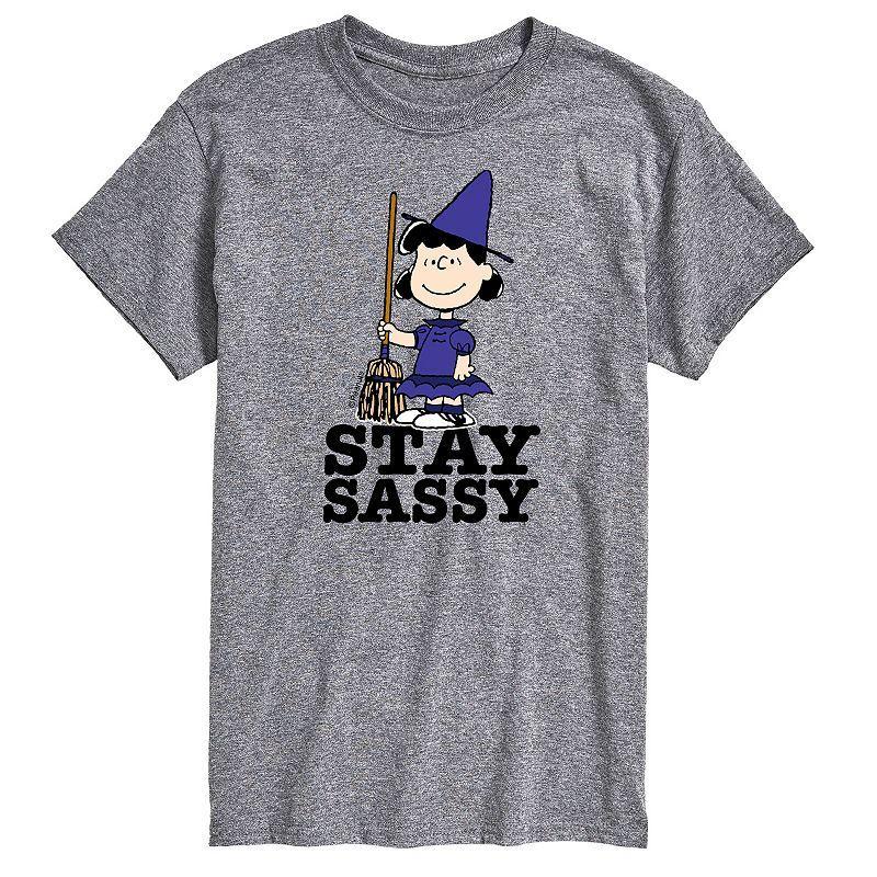 Big & Tall Peanuts Lucy Stay Sassy Tee, Mens Product Image