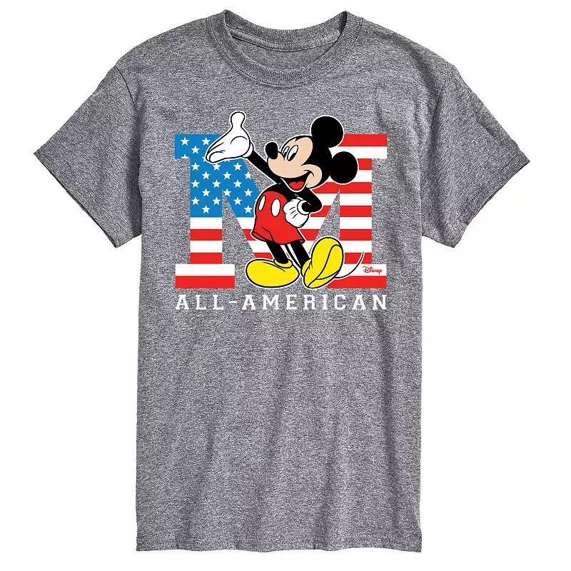 Disneys Mickey Mouse Big & Tall All American Graphic Tee, Mens Product Image