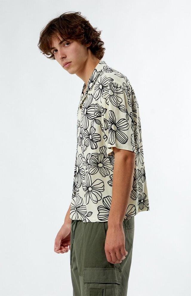 Men's Printed Camp Shirt Product Image