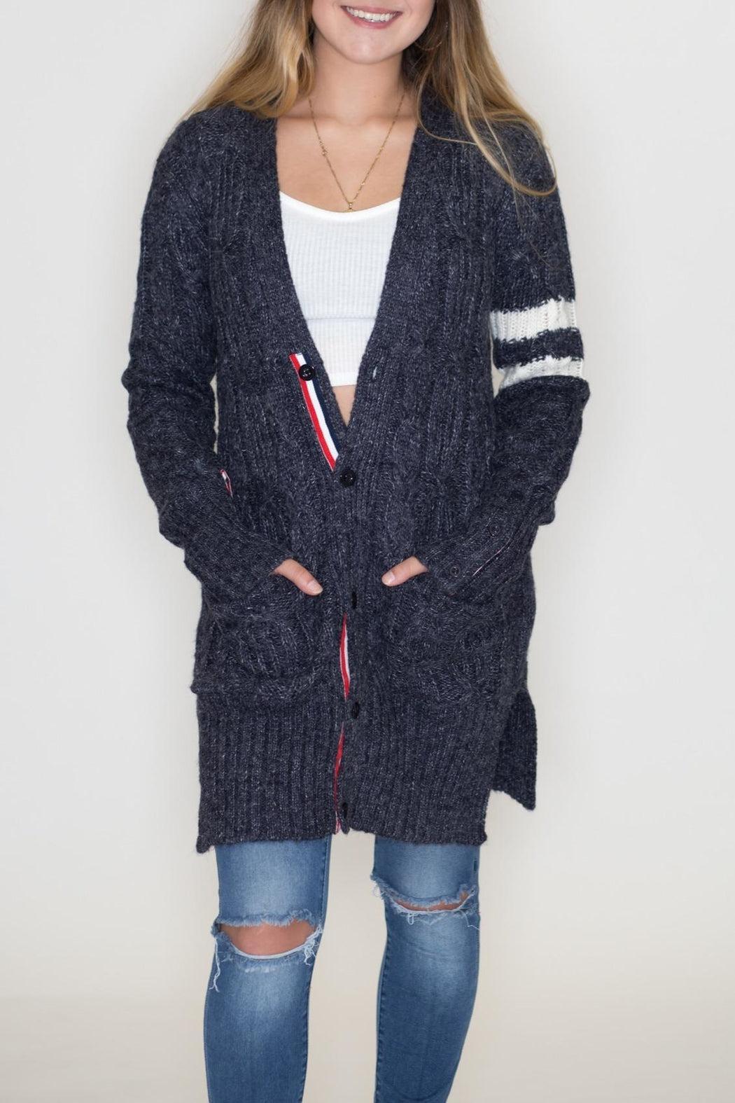 Cable Knit Cardigan Product Image