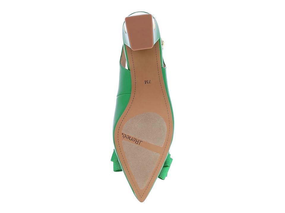 J. Renee Kimma Patent Bow Slingback Pumps Product Image