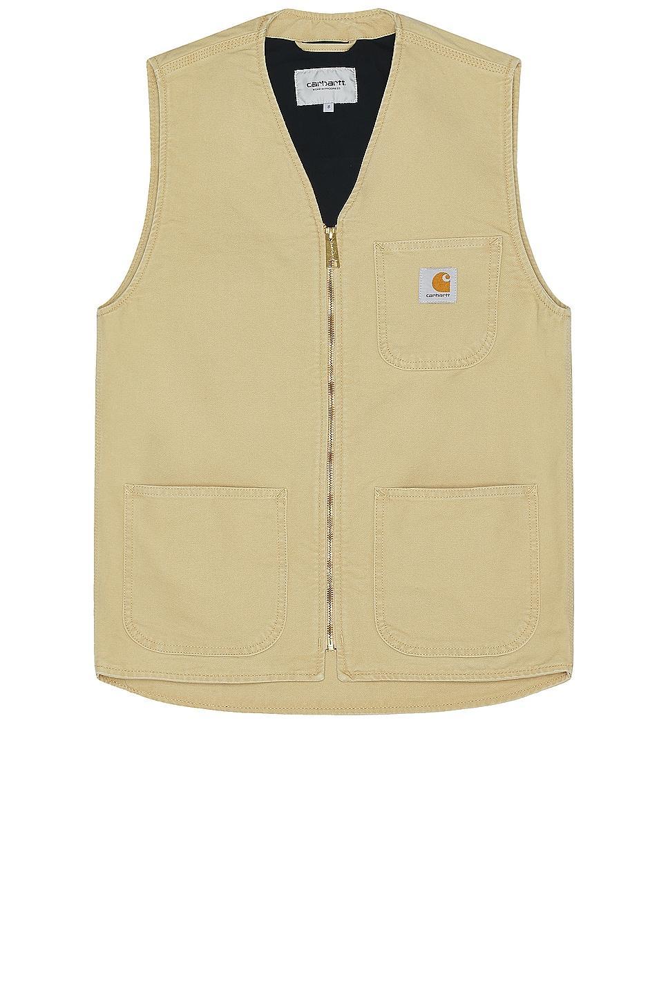 Carhartt WIP Arbor Vest Yellow. (also in M). Product Image