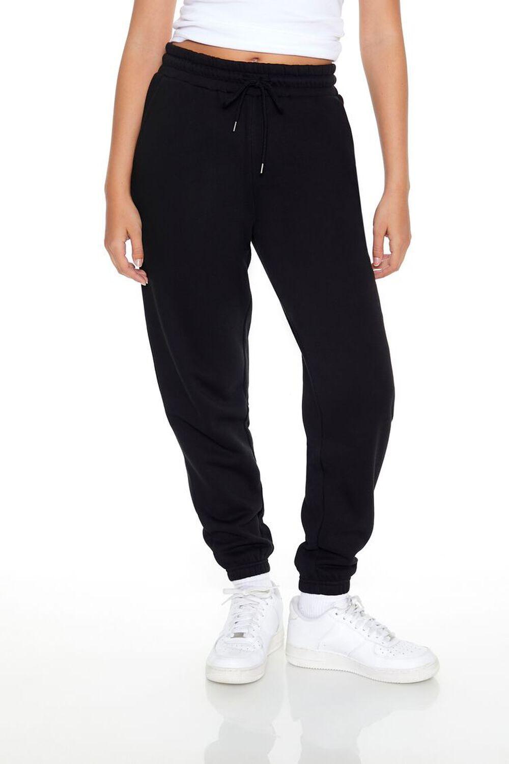 Fleece Drawstring Joggers | Forever 21 Product Image