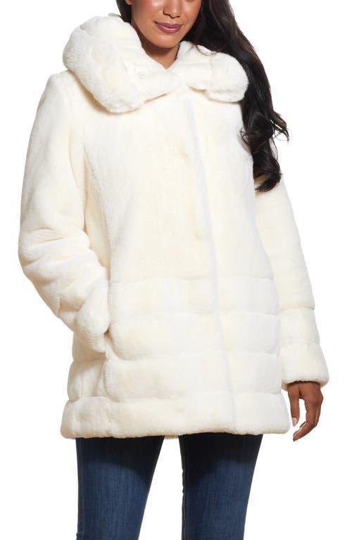 Gallery Hooded Faux Fur Coat Product Image