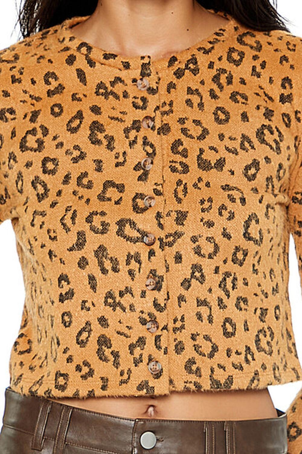 Jacquard Leopard Print Top | Forever 21 Product Image