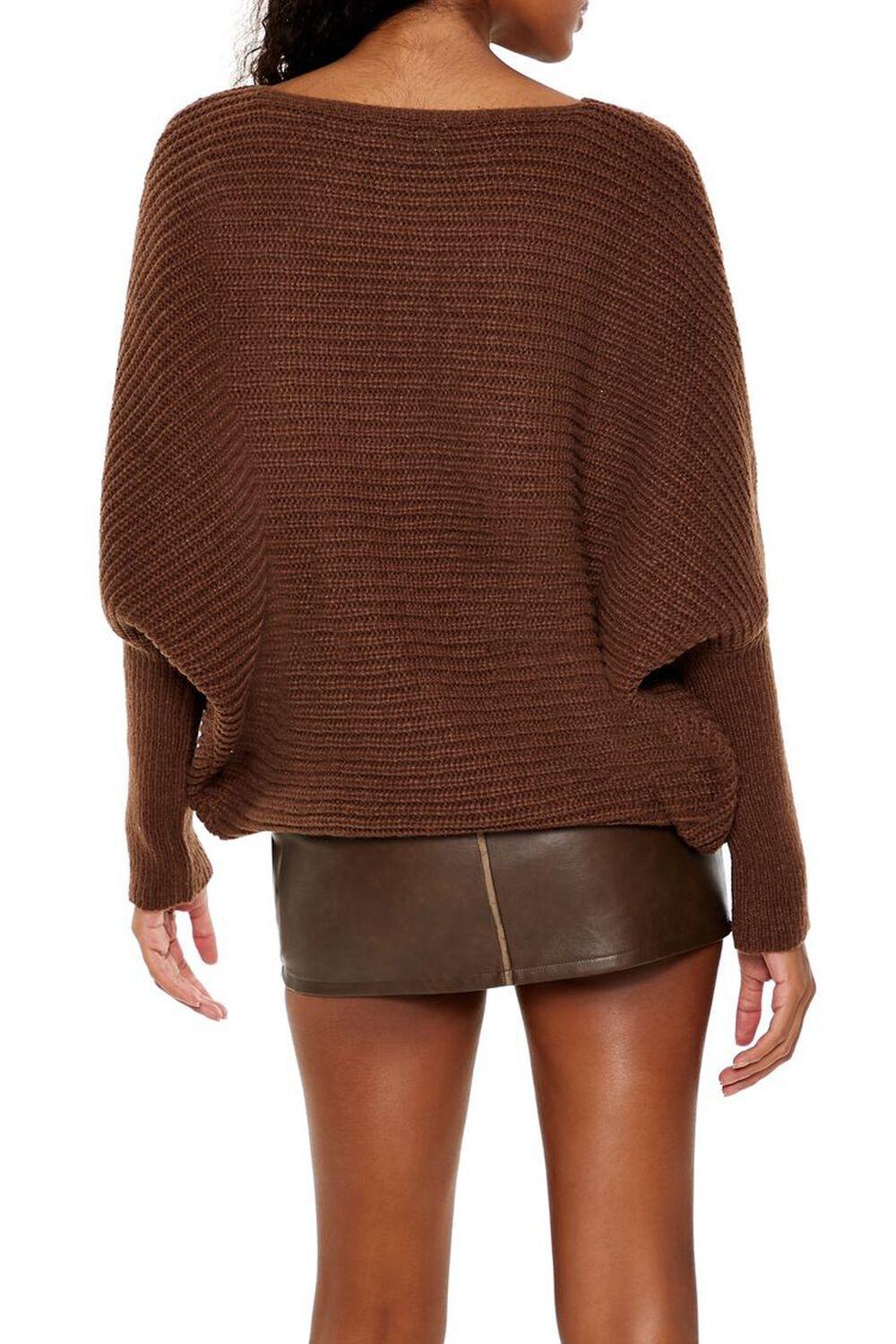 Ribbed Dolman-Sleeve Sweater | Forever 21 Product Image