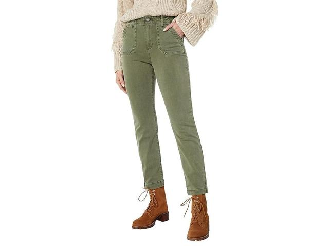 Paige Crush in Vintage Ivy Green (Vintage Ivy Green) Women's Jeans Product Image