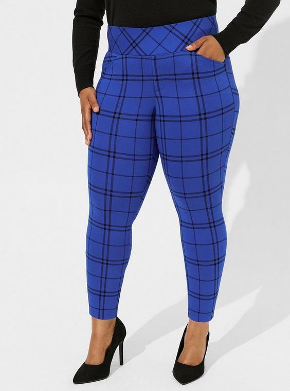 High-Rise Pocket Pixie Skinny Luxe Ponte Pant Product Image