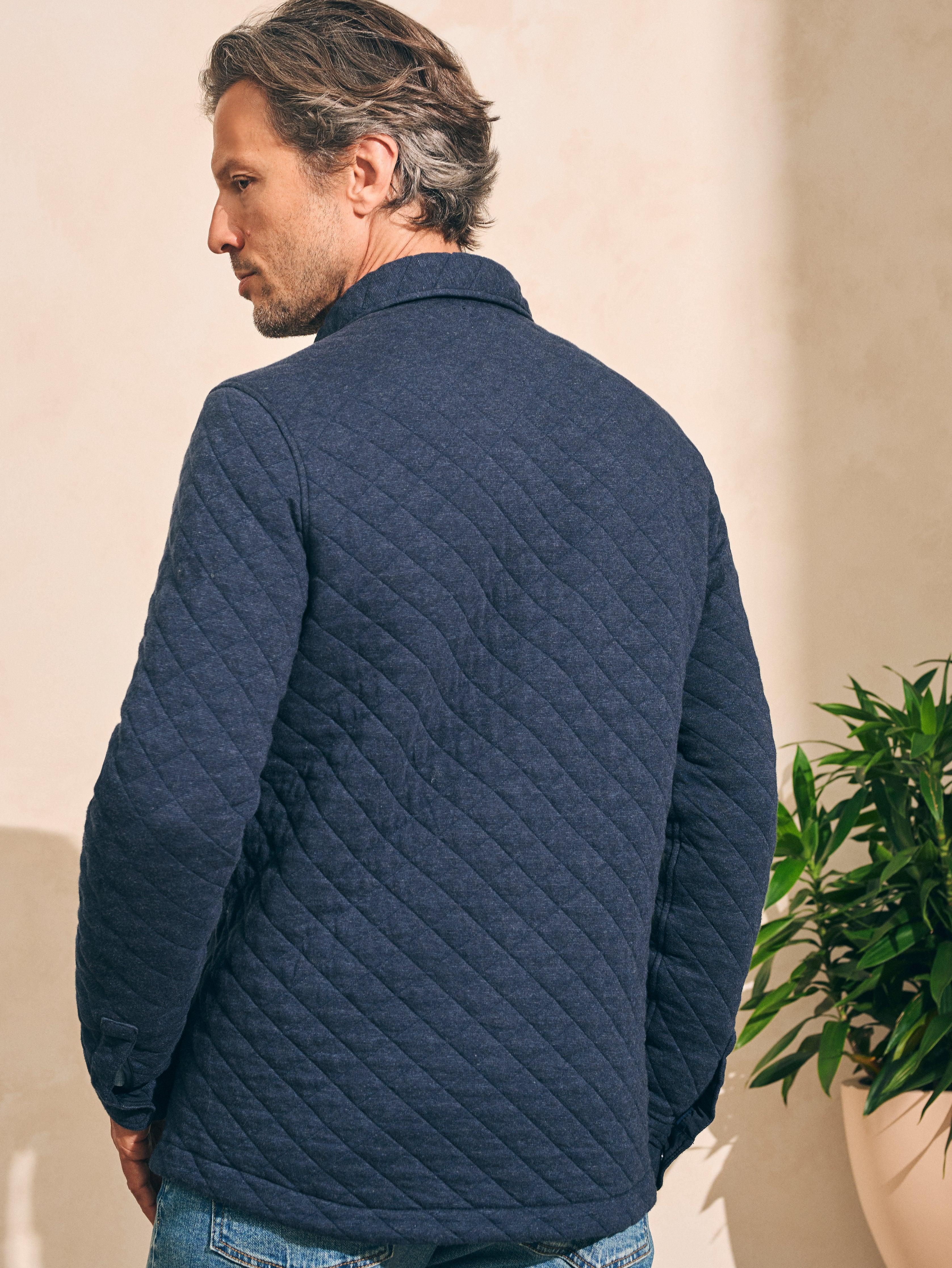 Epic Quilted Fleece CPO (Tall) - Navy Melange Male Product Image