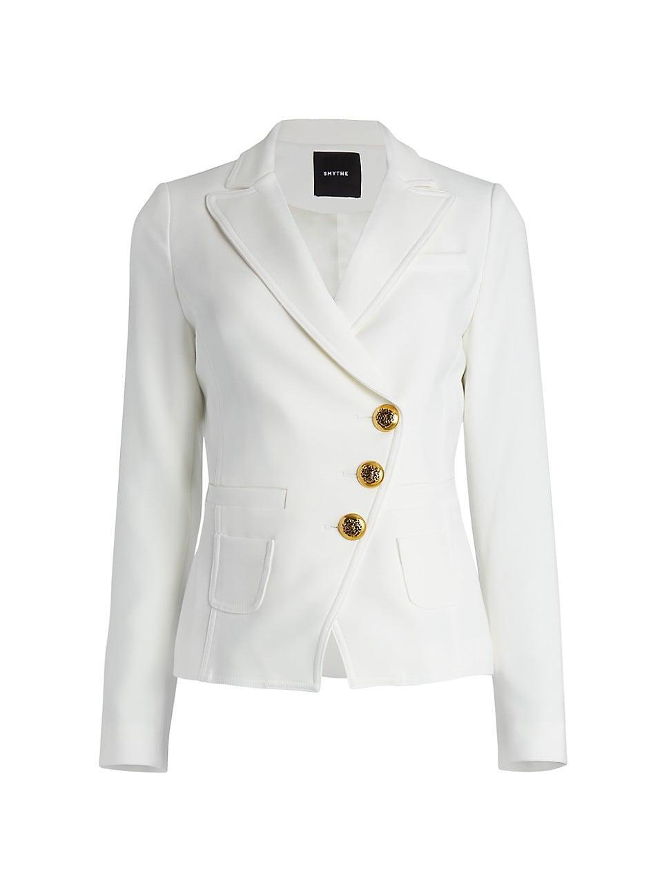 Womens Single-Breasted Wrap Blazer Product Image