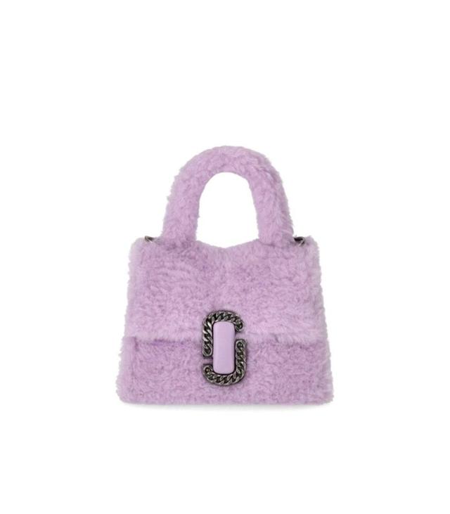 The Mini Top Handle Bag In Purple Product Image