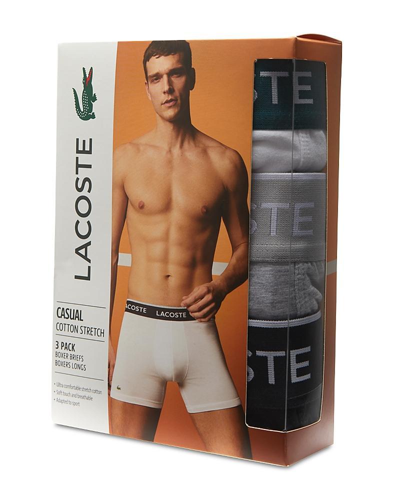 Lacoste Branded Waist Long Stretch Classic Boxer Briefs 3 Product Image