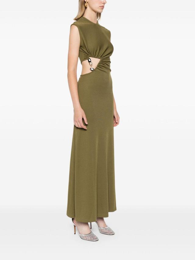 cut-out ribbed maxi dress Product Image