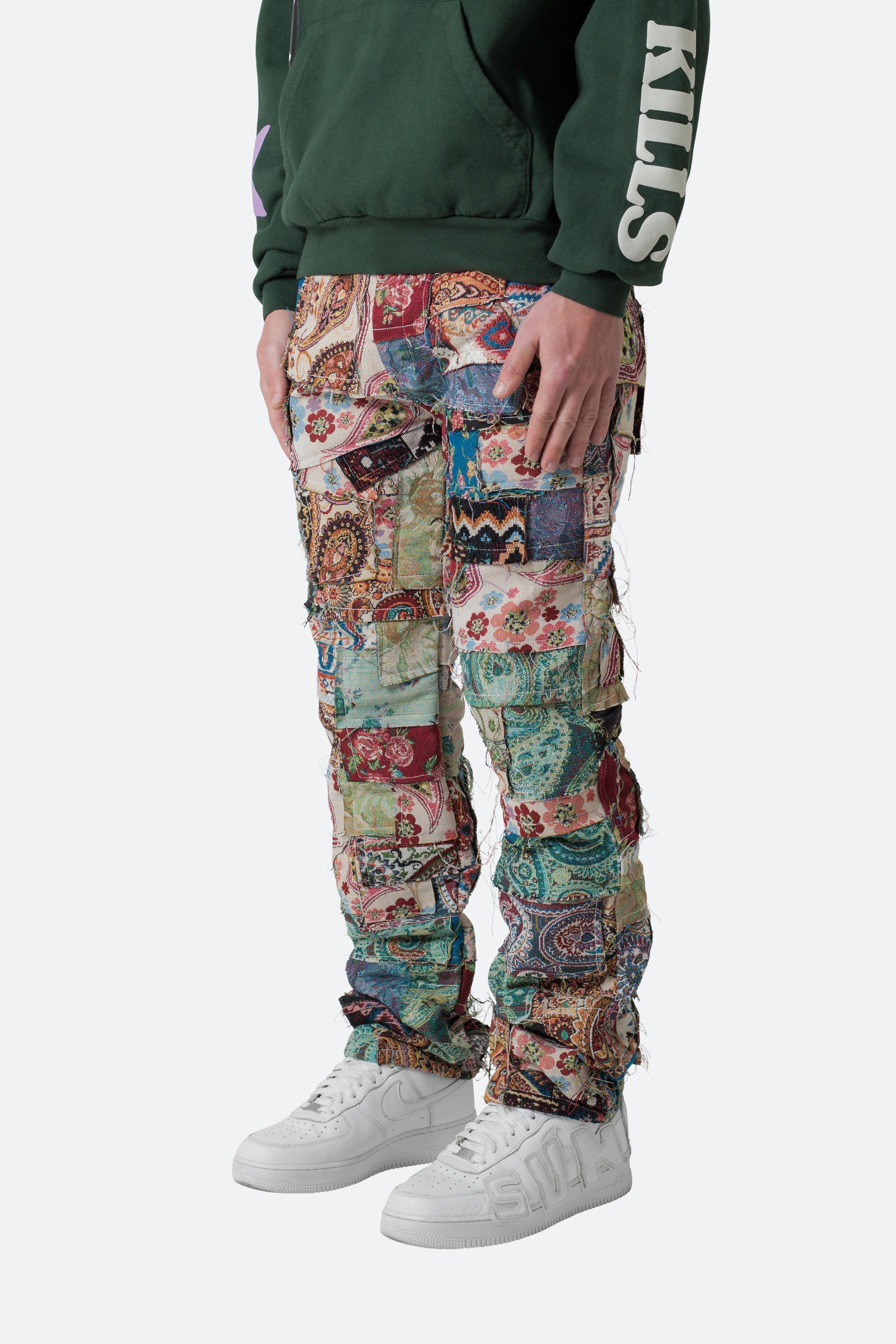 Paneled Blanket Pants - Multi Product Image