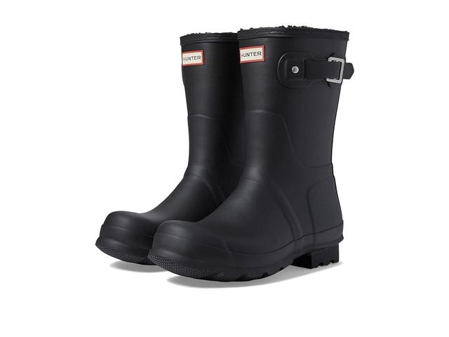 Hunter Original Short Insulated Boot (Black) Men's Boots Product Image