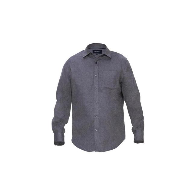 Braveman Mens Button Down Classic Fit Flannel Shirt Product Image