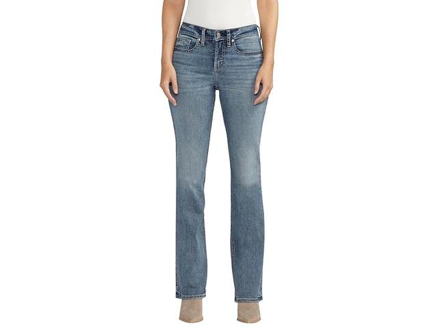 Silver Jeans Co. Suki Mid Rise Curvy Fit Slim Bootcut Jeans L93616EDB371 (Indigo) Women's Jeans Product Image