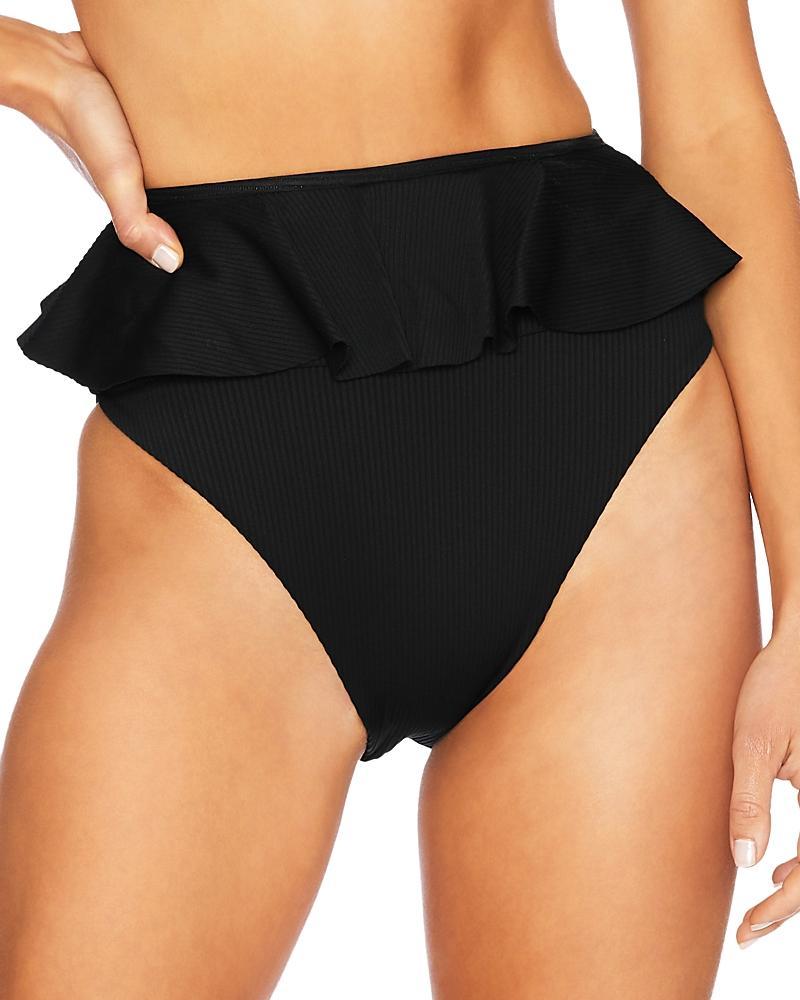 Womens Daisy Ribbed Bikini Bottom Product Image