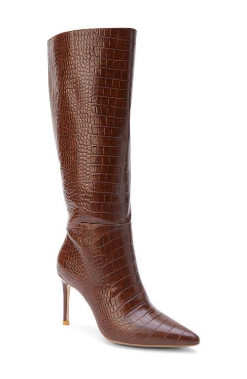 Coconuts by Matisse Alina Reptile Embossed Knee High Stiletto Boot Product Image