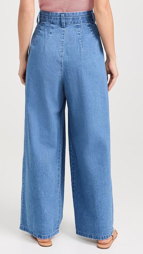 MOUSSY VINTAGE Denim Tack Pants | Shopbop Product Image