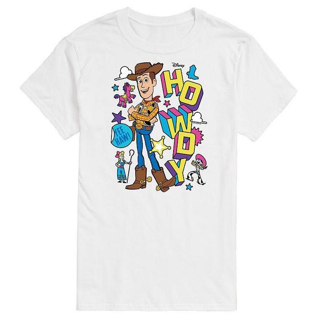 Disney / Pixars Toy Story 4 Mens Woody Howdy Graphic Tee Product Image