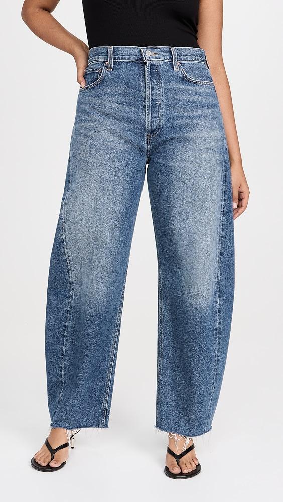 AGOLDE Luna High Rise Curved Taper Jeans | Shopbop Product Image