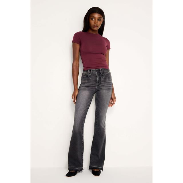 Womens Good Flare Released Hem Jeans Product Image